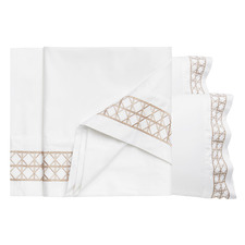 Rattan Cotton Sateen Flat Sheet Set