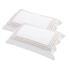 Rattan Tailored Cotton Sateen Pillowcases (Set of 2)
