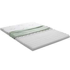 5 Zone Memory Foam Mattress Topper with Bamboo Cover
