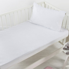 Terry Cotton Towelling Cot Mattress Protector