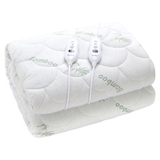 Diere Quilted Bamboo-Blend Electric Blanket