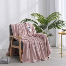 Large Electric Heated Throw Blanket