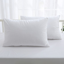 Bamboo-Blend Jersey Waterproof Cot Pillow Protectors (Set of 2)