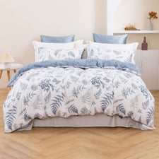 Daphne Cotton Sateen Reversible Quilt Cover Set