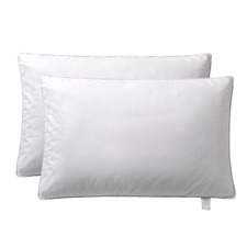 Dreamaker Low Profile Microfibre Standard Pillows (Set of 2)