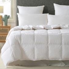 White Duck Down & Feather Extra Warm Winter Quilt