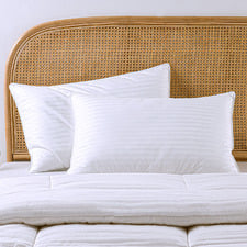 Hotel Cotton & Microfibre Standard Pillows (Set of 2)