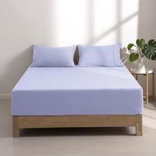 Washed Microfibre Fitted Sheet Set