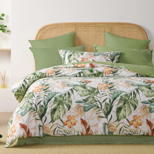 Isla Reversible Cotton Quilt Cover Set
