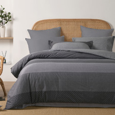Aster Reversible Cotton Quilt Cover Set