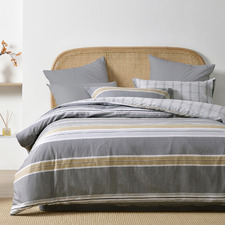 Avery Reversible Cotton Quilt Cover Set