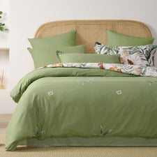 Isla Reversible Cotton Quilt Cover Set