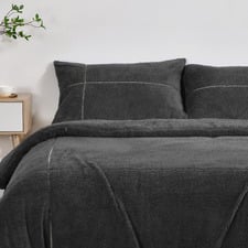 Jasper Teddy Fleece Quilt Cover Set