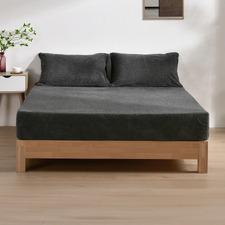 Jasper Teddy Fleece Combo Fitted Sheet Set