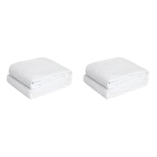 Waterproof Cotton Jersey Mattress Protectors (Set of 2)