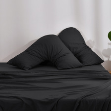 Washed Microfibre V-Shape Pillowcases (Set of 2)