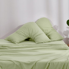Washed Microfibre V-Shape Pillowcases (Set of 2)