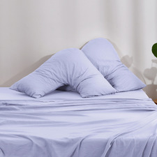 Washed Microfibre V-Shape Pillowcases (Set of 2)