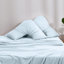 Washed Microfibre V-Shape Pillowcases (Set of 2)