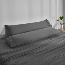 Washed Microfibre Body Pillowcases (Set of 2)