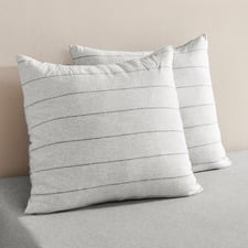 Ceres Reversible Cotton Jersey European Pillowcases (Set of 2)