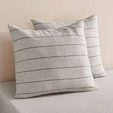 Ceres Reversible Cotton Jersey European Pillowcases (Set of 2)