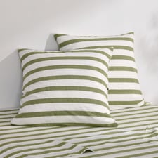 Maeve Yard-Dyed Washed Cotton European Pillowcases (Set of 2)