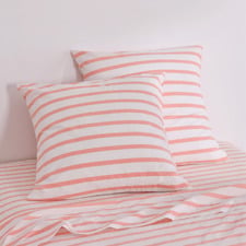 Beau Yarn-Dyed Washed Cotton European Pillowcases (Set of 2)
