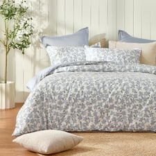 Eden Reversible Cotton Twill Quilt Cover Set