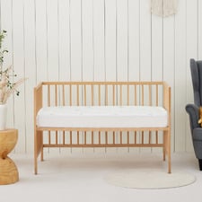 Bamboo-Blend Knitted Waterproof Cot Mattress Protector