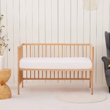 Bamboo-Blend Jersey Waterproof Cot Mattress Protector