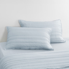 Sharon Washed Microfibre Quilted Standard Pillowcases (Set of 2)