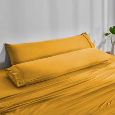 Washed Microfibre Body Pillowcases (Set of 2)
