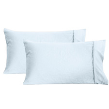 Washed Microfibre Standard Pillowcases (Set of 2)