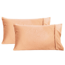 Washed Microfibre Standard Pillowcases (Set of 2)