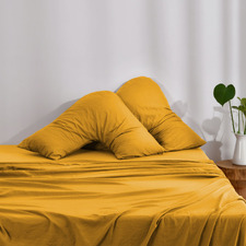 Washed Microfibre V-Shape Pillowcases (Set of 2)
