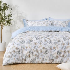 Hansen Reversible Cotton Quilt Cover Set