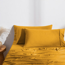 Washed Microfibre King Pillowcases (Set of 2)