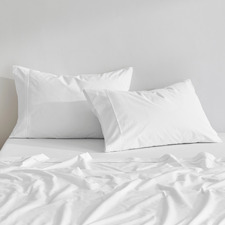 Ropert 300TC Cotton Percale Pillowcases (Set of 2)