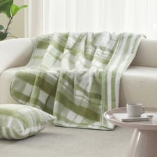 Zadiel Faux Fur Reversible Throw