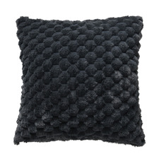 Elior Textured Faux Fur Cushion