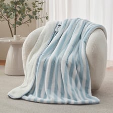 Seraph Fleece & Sherpa Heated Throw