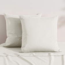 Lulu Cotton-Blend Recycled European Pillowcases (Set of 2)