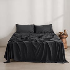 Washed Microfibre Sheet Set