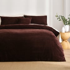 Embossed Cotton-Blend Quilt Cover Set