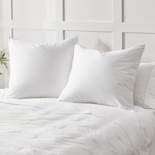 Rhys 400TC Cotton Sateen European Pillowcases (Set of 2)