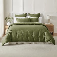 Rhys 400TC Cotton Sateen Quilt Cover Set
