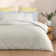 Hendrix Cotton Percale Reversible Quilt Cover Set