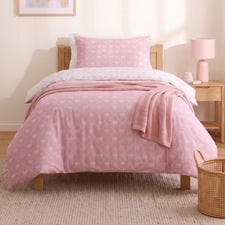 Colter Cotton Slub Reversible Quilt Cover Set