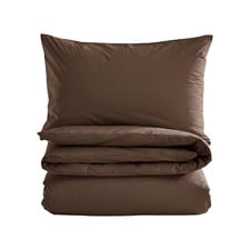 Oat Ropert 300TC Cotton Percale Quilt Cover Set